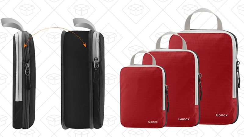 Gonex Expandable Packing Cubes | $13 | Amazon | Promo code ABPATFE5